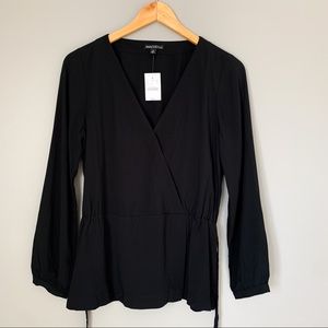 J. Crew Wrap Blouse